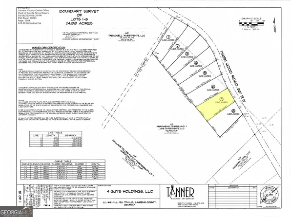 0 Mark Wood Rd Lot 7, Dexter, GA 31019