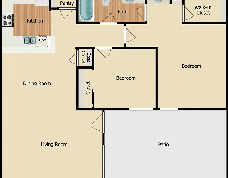 Plan C Floorplan Diagram