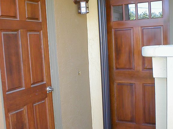 Garage Door on the left