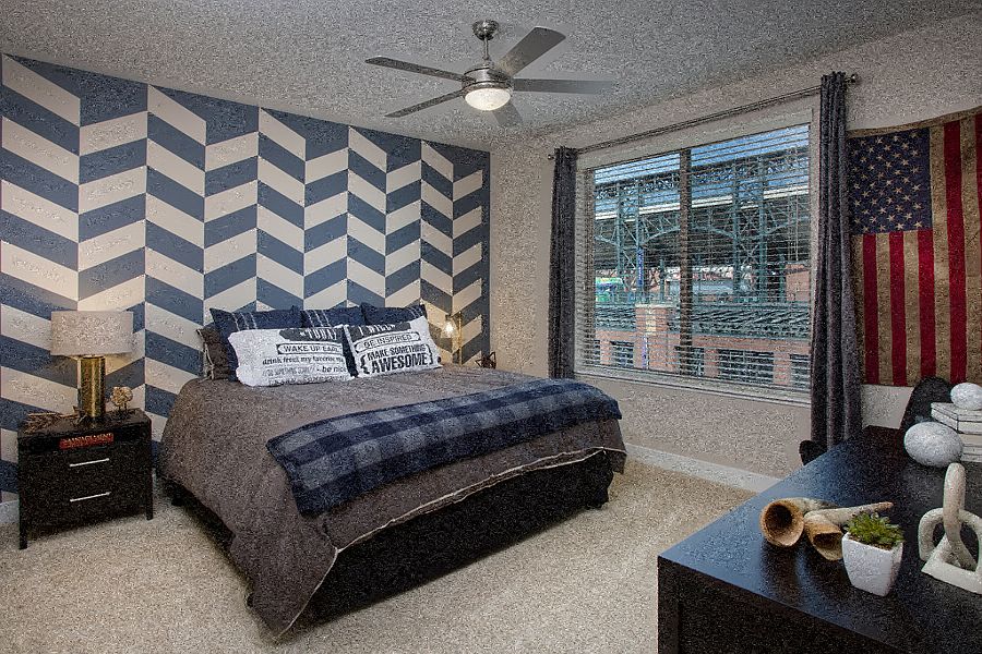 Ceiling fans in bedrooms