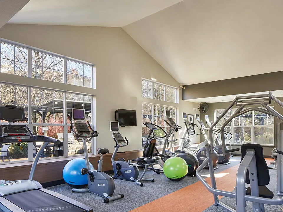 Keep your routine close to home with a fitness center designed for active days.