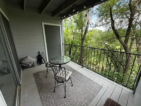 Patio off downstairs bedroom