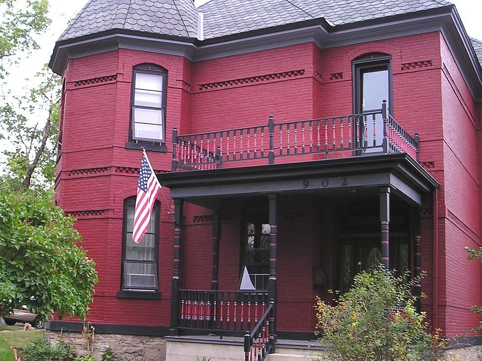 front of mansion