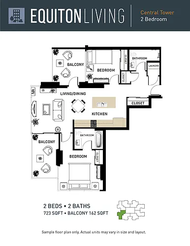 Floor plan 2 Bedroom