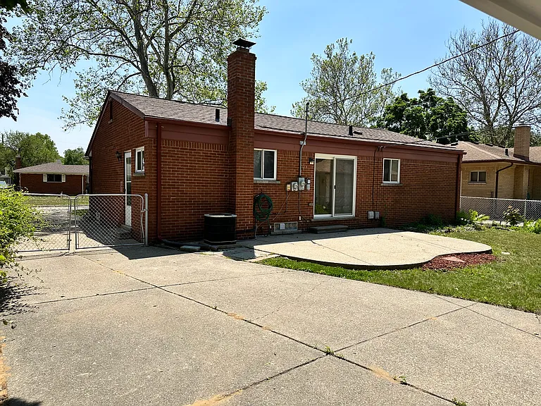 Back Patio and Parking