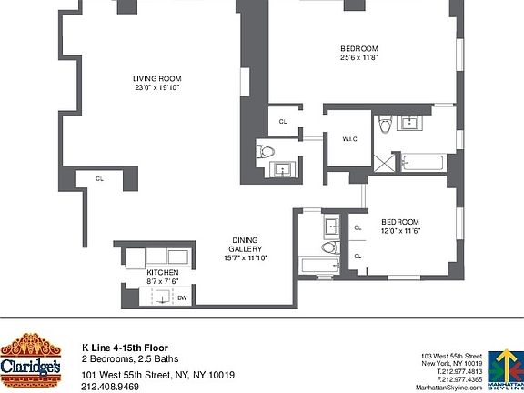5th image of 101 W 55th St APT 10G