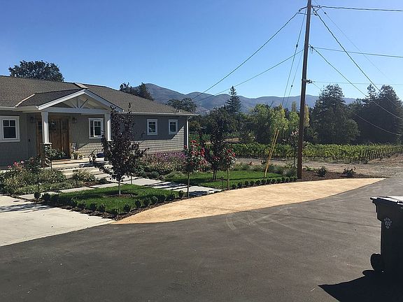 Front showing vineyard