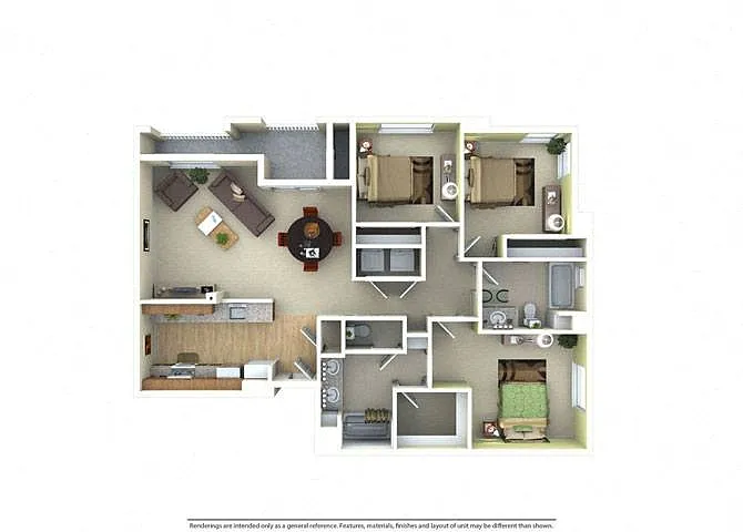 Floor plan Bertero
