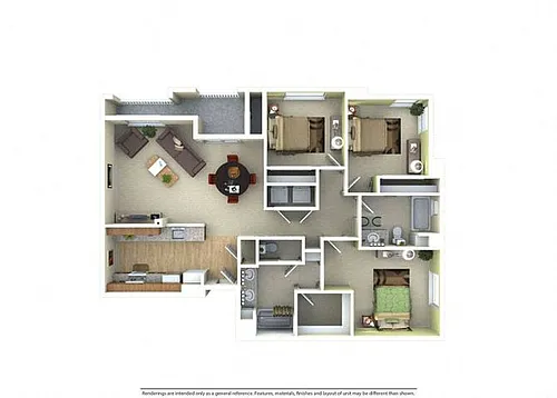 Floor plan Bertero