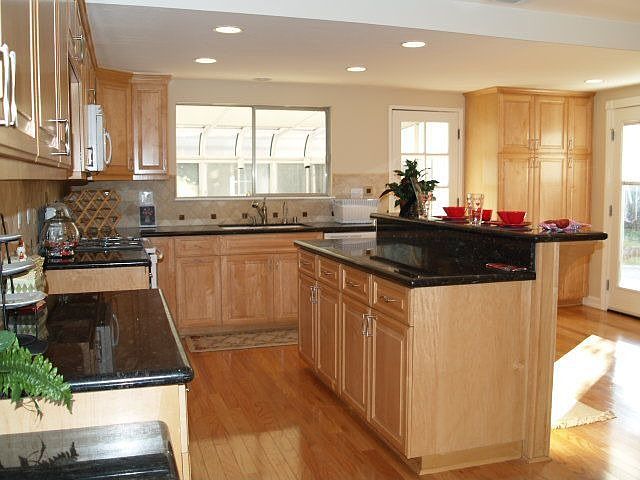 Bright remodeled kitchen