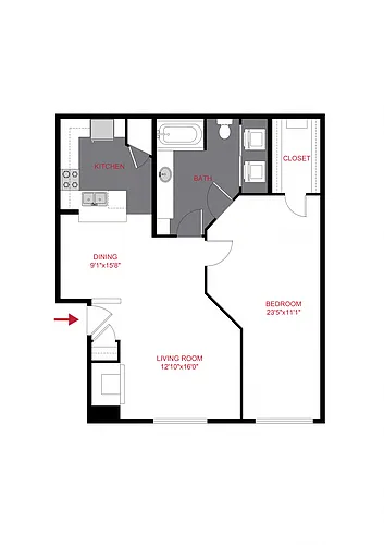 Floor plan PLAN WESTLAND EXTENDED