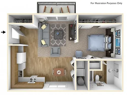 Floor plan Studio