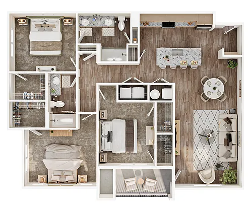 Floor plan C1HC