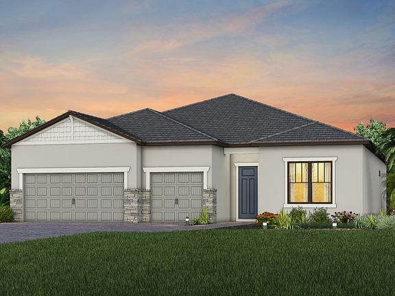 Exterior C1 with stone