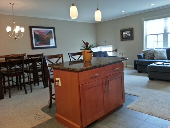 View of dining/living room