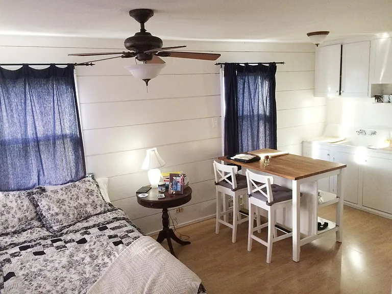 An example of what the rental unit looks like when occupied (furnishings are not included)