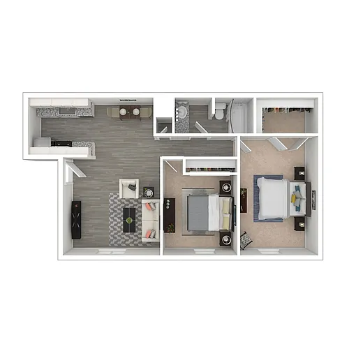 Floor plan Two Bedroom