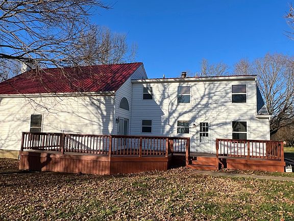 Rear view and deck