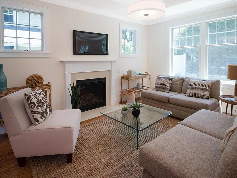 Great room with gas fireplace
