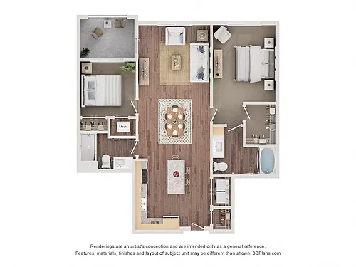 Floor plan 2C