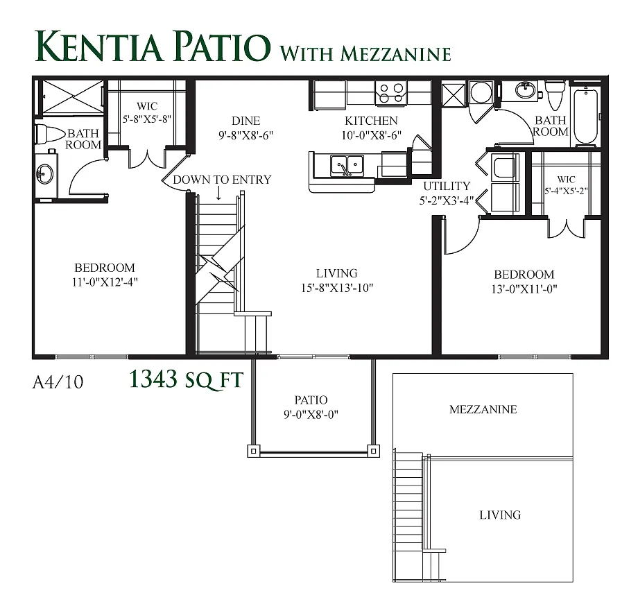 Floor plan Kentia Patio