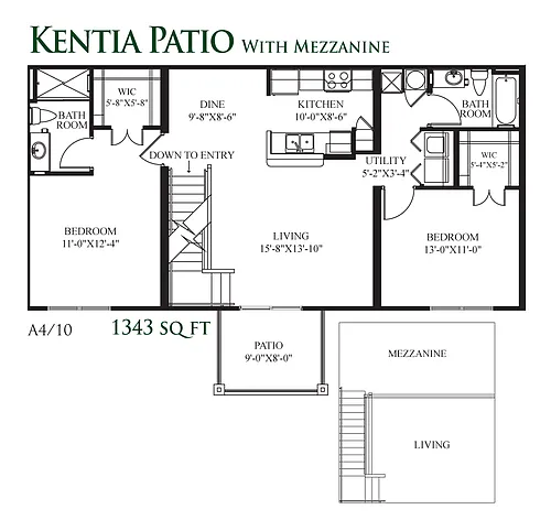Floor plan Kentia Patio