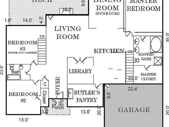 1st Level Floor Plan