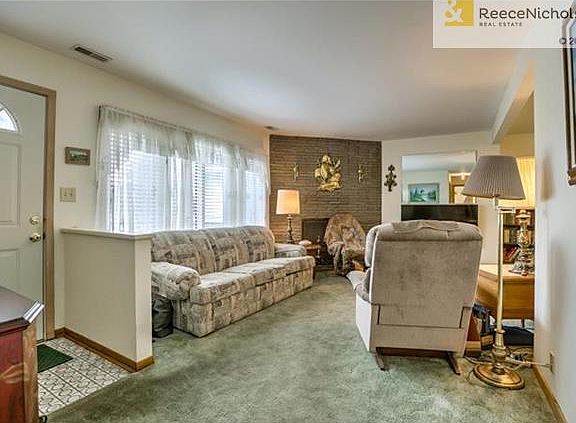 Living Room - wood floors under carpet!