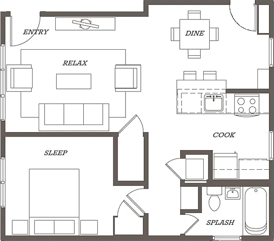 Floor plan The BMX