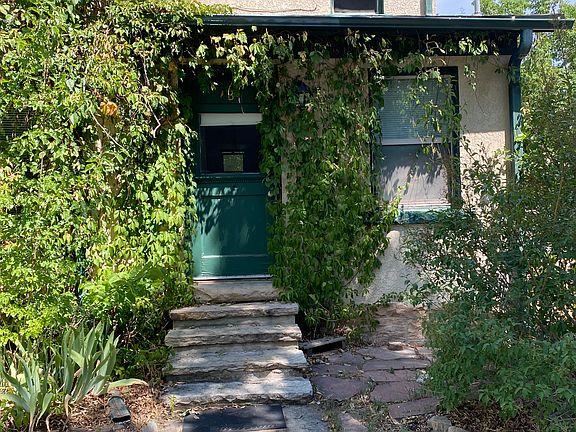 B's South facing front entry