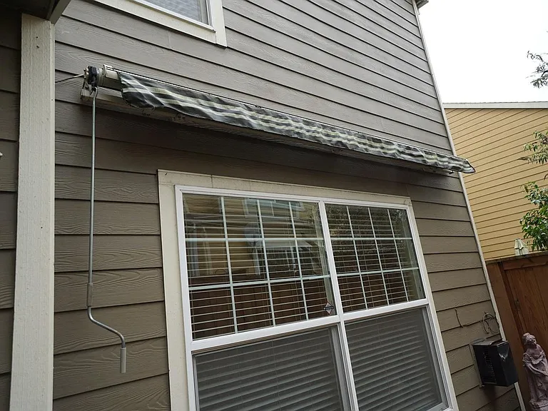 awning over patio
