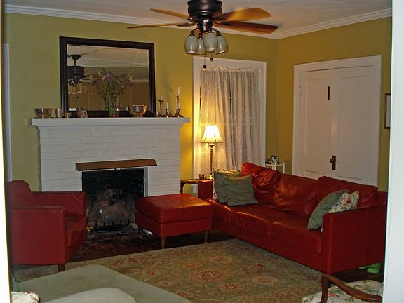 Living Room with Fireplace