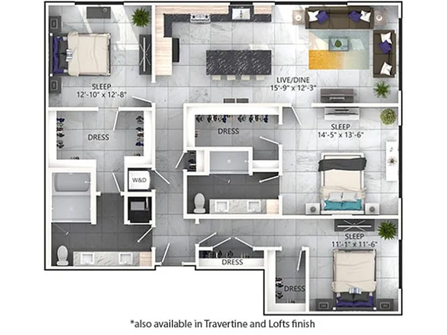 Floor plan D7