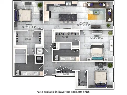 Floor plan D7
