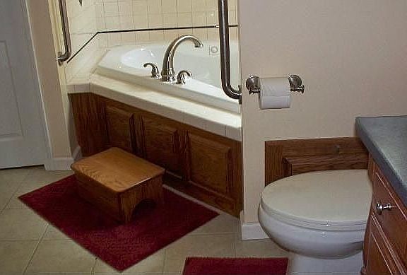 Master Bath and laundry room