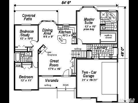 Plans for a different house, illustration use only