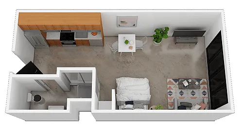 Floor plan Studio