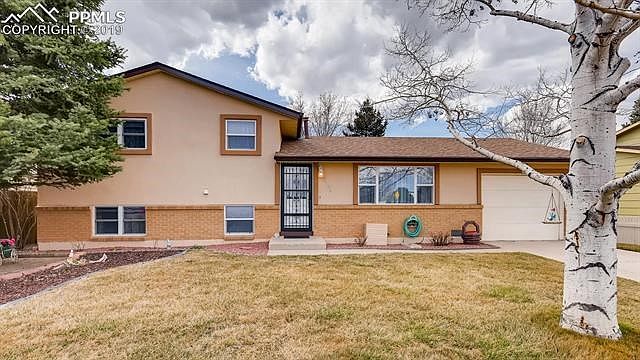 Stucco and brick exterior will weather through those Colorado hail storms!