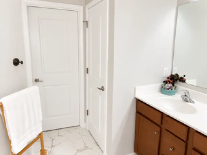 Walk-in closet in the master suite