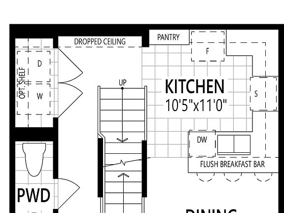 Alternate Laundry Tub Relocated to Ground Floor