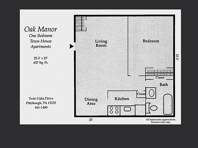 Floor plan 1 Bedroom