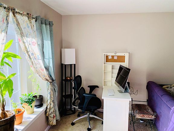 Small desk can be kept in unit if tenant prefers. Desk folds up into wall unit to save space when not in use.