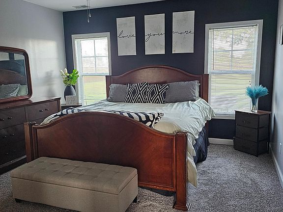 Master bedroom. New carpet and paint.