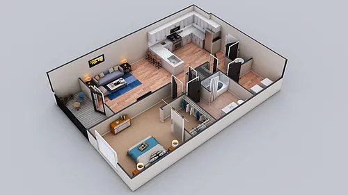 Floor plan A4 - The Bates