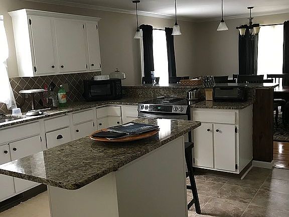 Updated open kitchen.
