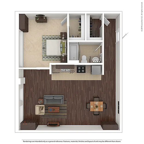 Floor plan 1Br1Bl