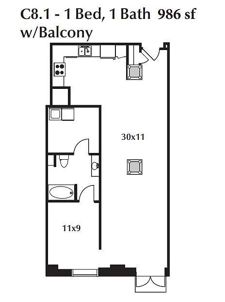 Floor plan C8