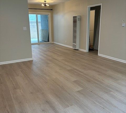 Living room view of hallway.