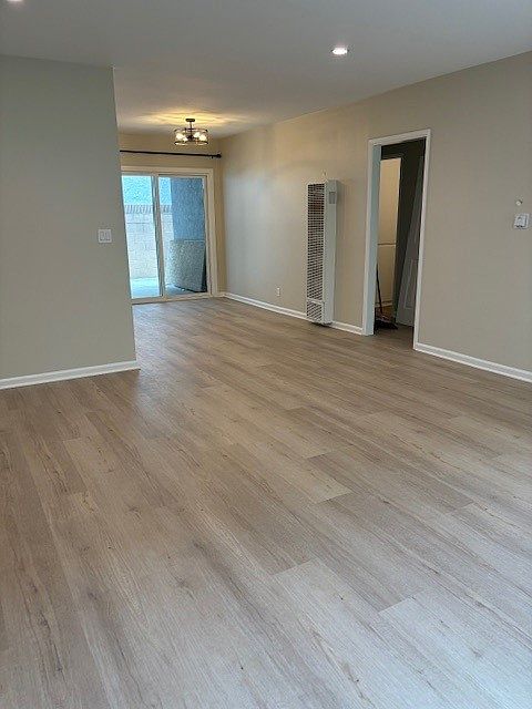 Living room view of hallway.