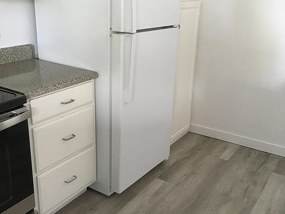Brand new refrigerator and floors